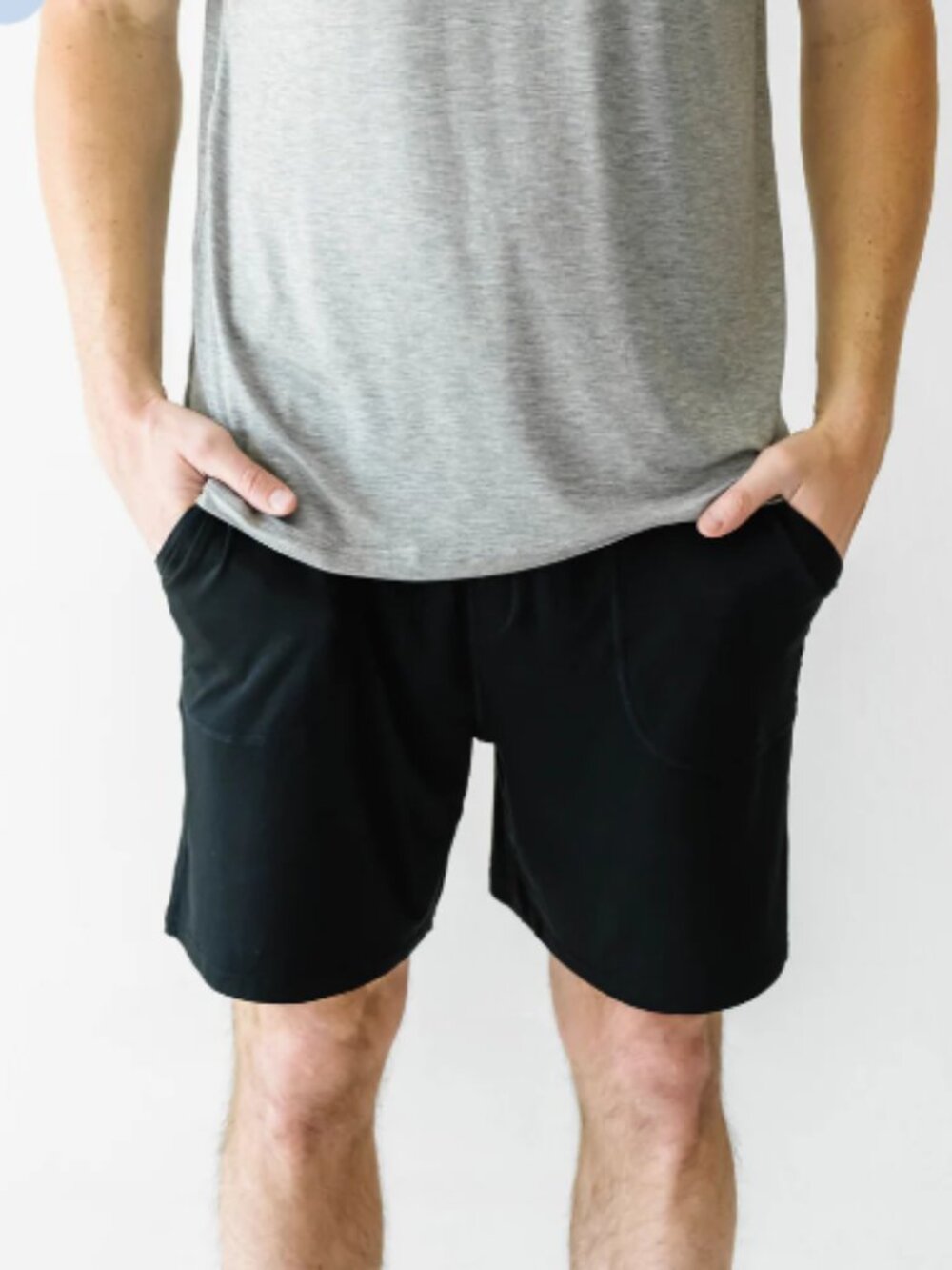 Little Sleepies Mens Bamboo Viscose Pajama Shorts 3XL XXXL Black Sleep Lounge